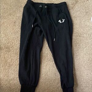 True Religion Black Sweatpants